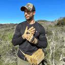 Tan Medium JupiterGear Tactical Airsoft Gloves for Outdoor Sports with Touchscreen Fingertip Capability