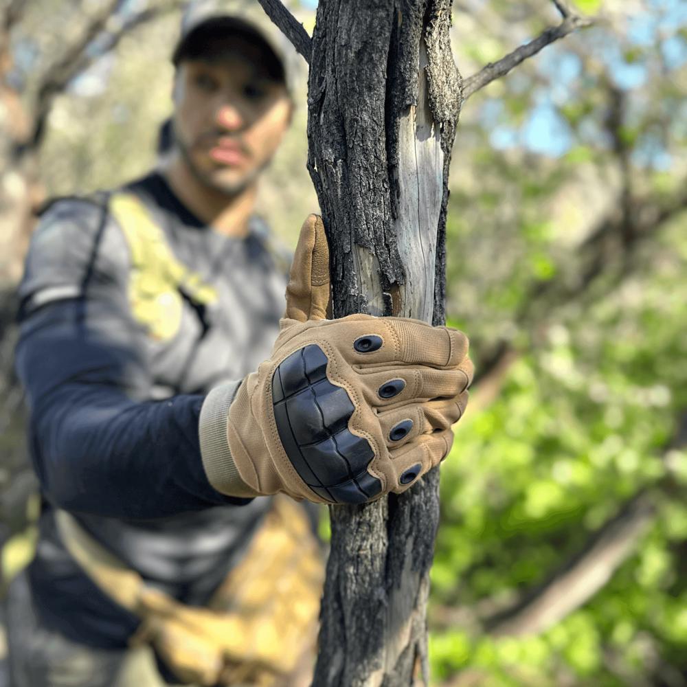 JupiterGear Tactical Airsoft Gloves for Outdoor Sports with Touchscreen Fingertip Capability