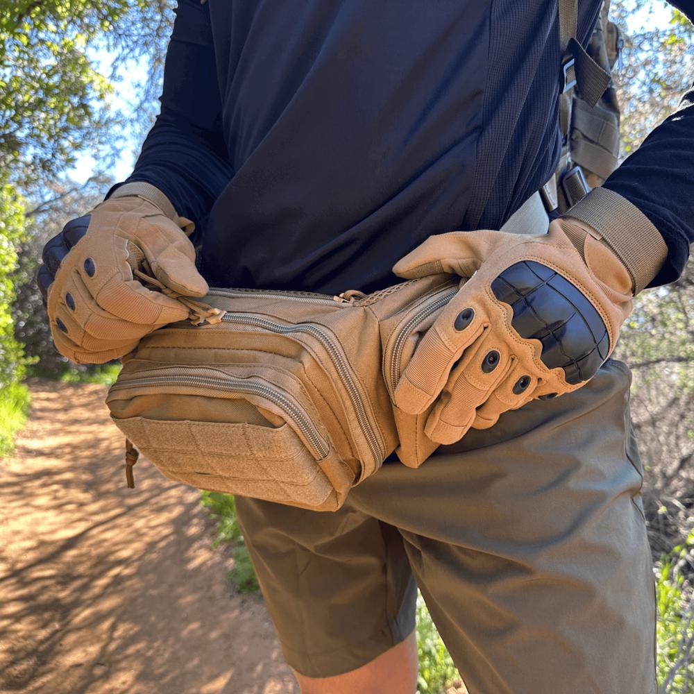 JupiterGear Tactical Airsoft Gloves for Outdoor Sports with Touchscreen Fingertip Capability