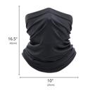 Charcoal JupiterGear Premium Sports Neck Gaiter Face Mask for Outdoor Activities