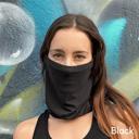 Black JupiterGear Sports Neck Gaiter Face Mask for Outdoor Activities