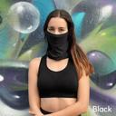 Black JupiterGear Sports Neck Gaiter Face Mask for Outdoor Activities