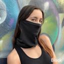 Black JupiterGear Sports Neck Gaiter Face Mask for Outdoor Activities