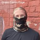 Green Camouflage JupiterGear Sports Neck Gaiter Face Mask for Outdoor Activities