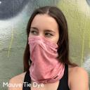 Mauve Tie Dye JupiterGear Sports Neck Gaiter Face Mask for Outdoor Activities