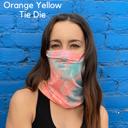 Orange Yellow JupiterGear Sports Neck Gaiter Face Mask for Outdoor Activities