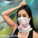 Pink Camouflage JupiterGear Sports Neck Gaiter Face Mask for Outdoor Activities