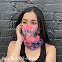 Pink Black Tie Dye JupiterGear Sports Neck Gaiter Face Mask for Outdoor Activities