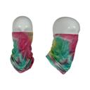 Teal Cherry Tie Dye JupiterGear Sports Neck Gaiter Face Mask for Outdoor Activities