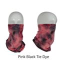 Pink Black Tie Dye JupiterGear Sports Neck Gaiter Face Mask for Outdoor Activities