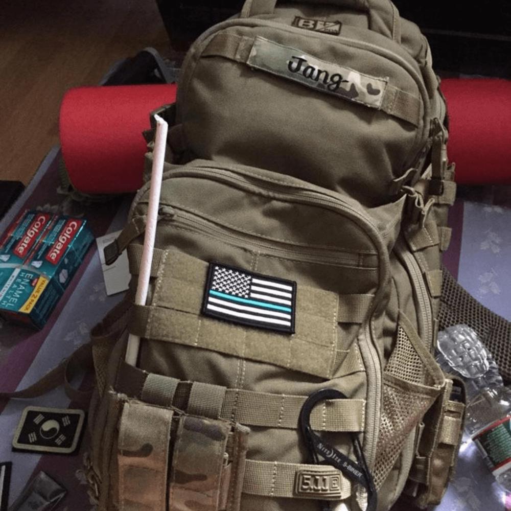 JupiterGear Tactical USA Flag Patch with Detachable Backing