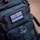 Blue Line JupiterGear Tactical USA Flag Patch with Detachable Backing