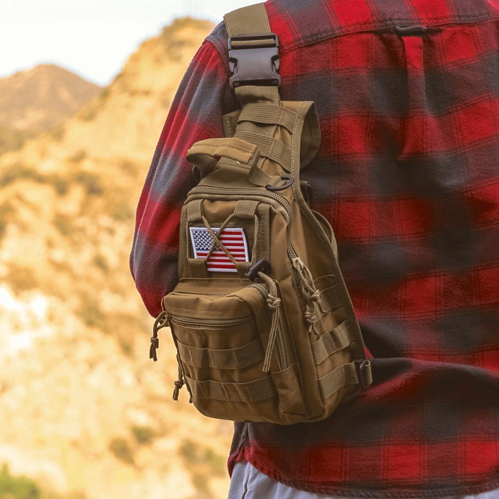 JupiterGear Tactical USA Flag Patch with Detachable Backing