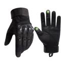 Black Medium JupiterGear Tactical Airsoft Gloves for Outdoor Sports with Touchscreen Fingertip Capability