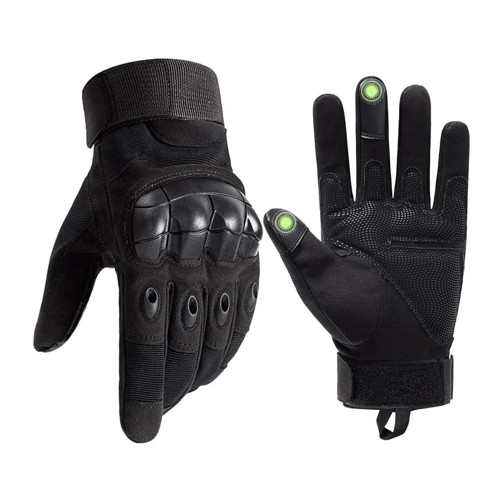 JupiterGear Tactical Airsoft Gloves for Outdoor Sports with Touchscreen Fingertip Capability