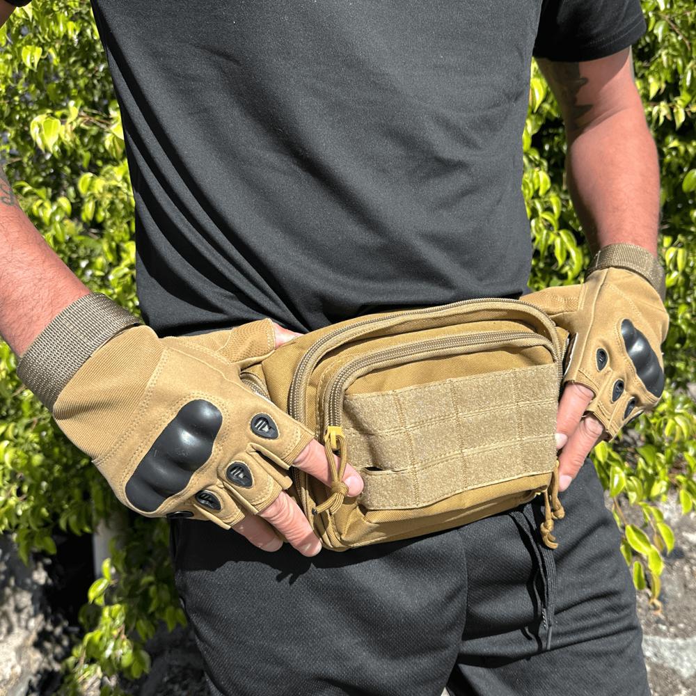 JupiterGear Tactical Fingerless Airsoft Gloves for Outdoor Sports