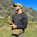 Light Camo JupiterGear Tactical Patch Hat with Adjustable Strap