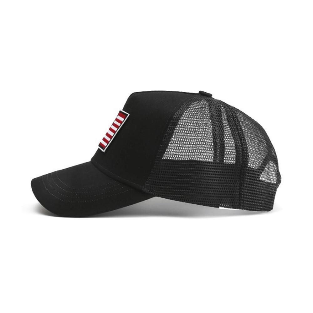 JupiterGear American Flag Trucker Hat with Adjustable Strap