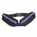 Blue JupiterGear Stride Dual Pocket Running Belt and Travel Fanny Pack for All Outdoor Sports