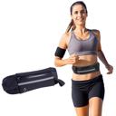 Black JupiterGear Velocity Water-Resistant Sports Running Belt and Fanny Pack for Outdoor Sports