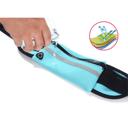 Sky Blue JupiterGear Velocity Water-Resistant Sports Running Belt and Fanny Pack for Outdoor Sports