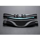 Black JupiterGear Water-Resistant Sport Waist Pack Running Belt with Reflective Strip