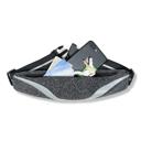 Gray JupiterGear Water-Resistant Sport Waist Pack Running Belt with Reflective Strip