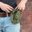 Army Green JupiterGear Unisex MOLLE Pouch Waist Bag for Outdoor Activities