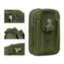 Army Green JupiterGear Unisex MOLLE Pouch Waist Bag for Outdoor Activities