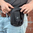 Black JupiterGear Unisex MOLLE Pouch Waist Bag for Outdoor Activities