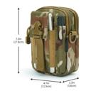 Camouflage JupiterGear Unisex MOLLE Pouch Waist Bag for Outdoor Activities