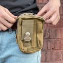 Khaki JupiterGear Unisex MOLLE Pouch Waist Bag for Outdoor Activities