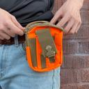 Orange JupiterGear Unisex MOLLE Pouch Waist Bag for Outdoor Activities