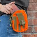 Orange JupiterGear Unisex MOLLE Pouch Waist Bag for Outdoor Activities