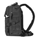 Black JupiterGear 15L Unisex Medium Sling Shoulder Bag MOLLE Outdoor Daypack Backpack with Adjustable Strap