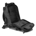 Black JupiterGear 15L Unisex Medium Sling Shoulder Bag MOLLE Outdoor Daypack Backpack with Adjustable Strap