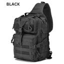 Black JupiterGear 15L Unisex Medium Sling Shoulder Bag MOLLE Outdoor Daypack Backpack with Adjustable Strap