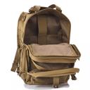 Khaki JupiterGear 15L Unisex Medium Sling Shoulder Bag MOLLE Outdoor Daypack Backpack with Adjustable Strap