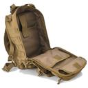 Khaki JupiterGear 15L Unisex Medium Sling Shoulder Bag MOLLE Outdoor Daypack Backpack with Adjustable Strap