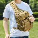 Khaki JupiterGear 15L Unisex Medium Sling Shoulder Bag MOLLE Outdoor Daypack Backpack with Adjustable Strap