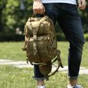 Khaki JupiterGear 15L Unisex Medium Sling Shoulder Bag MOLLE Outdoor Daypack Backpack with Adjustable Strap