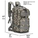 ACU JupiterGear 25L Unisex Backpack Molle Bag Rucksack Range Bag