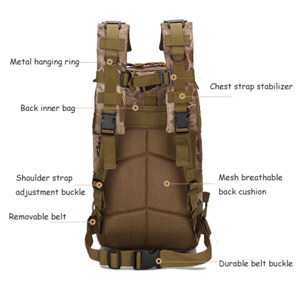 JupiterGear 25L Unisex Backpack Molle Bag Rucksack Range Bag