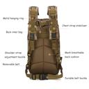 Khaki JupiterGear 25L Unisex Backpack Molle Bag Rucksack Range Bag