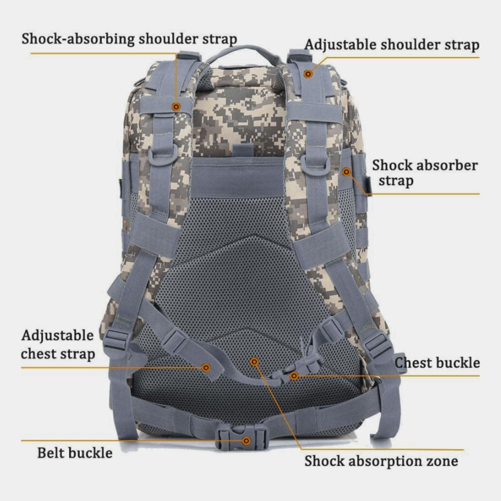 JupiterGear 45L Unisex Backpack Molle Bag Rucksack Range Bag