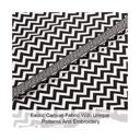 B&W ZigZag JupiterGear Yoga Mat Carrying Tote Bag with Large Pockets