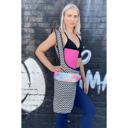 B&W ZigZag JupiterGear Yoga Mat Carrying Tote Bag with Large Pockets