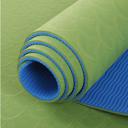 Fabric Green/ Dark Blue Maji Sports 2-Tone TPE Premium Yoga Mat