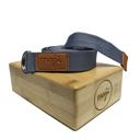 Blue Maji Sports Bamboo Yoga Block & Strap Combo