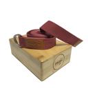 Red Maji Sports Bamboo Yoga Block & Strap Combo